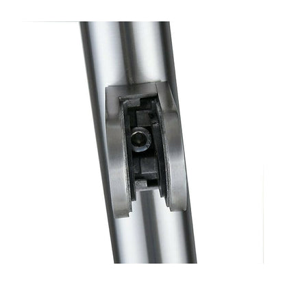 316 stainless steel curved back glass clamp, internal detail