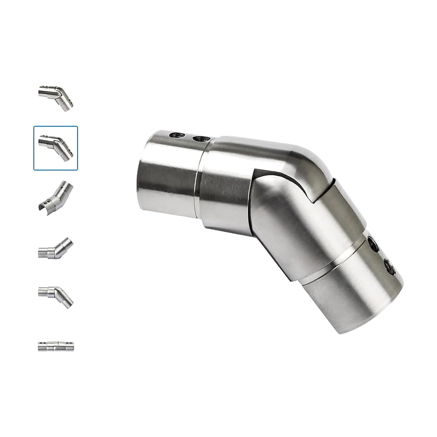 316 stainless steel adjustable handrail elbow