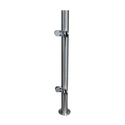 316 stainless steel handrail balustrade angle post with clamps