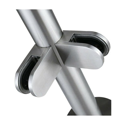 316 stainless steel handrail balustrade corner post with clamps