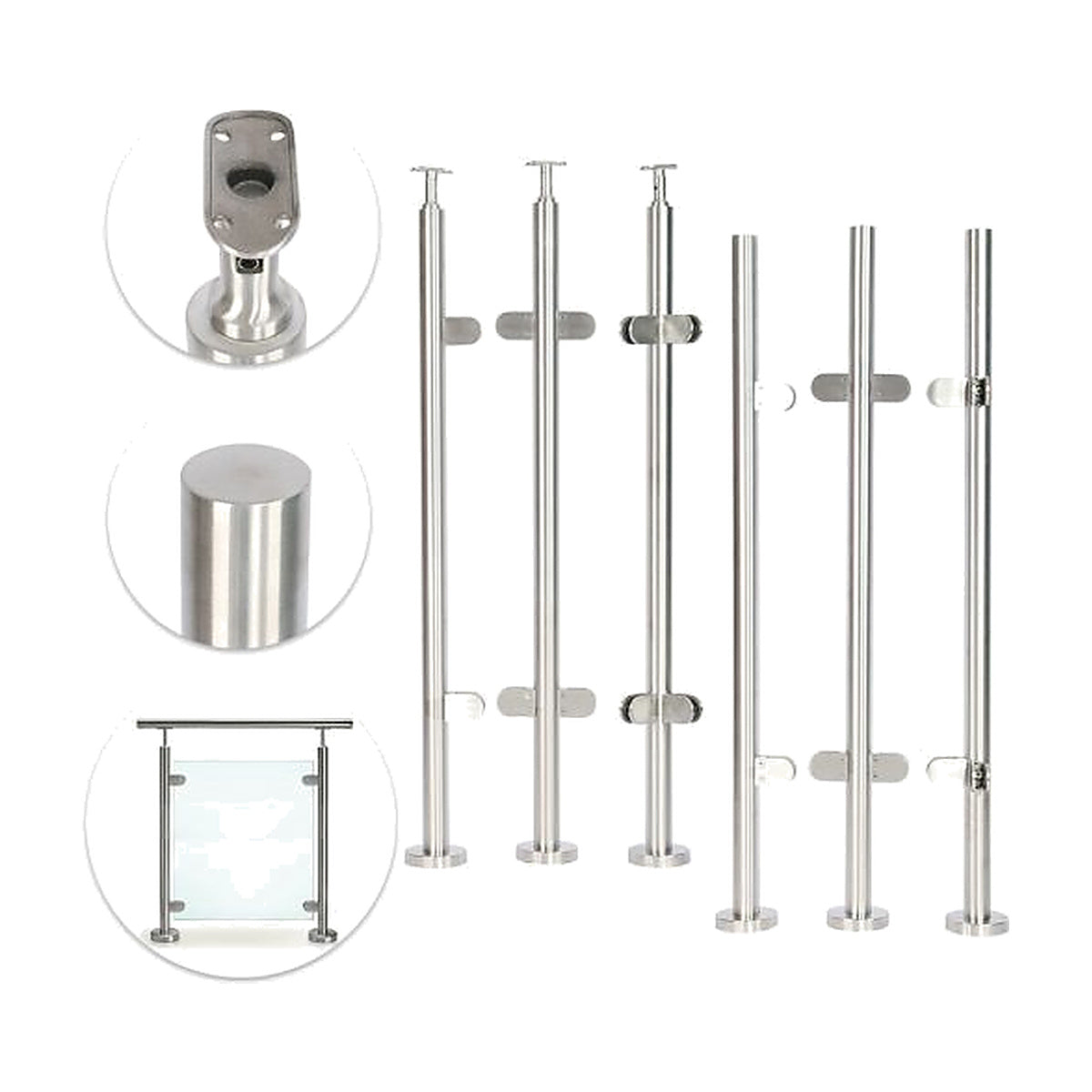 316 handrail balustrade post system layout