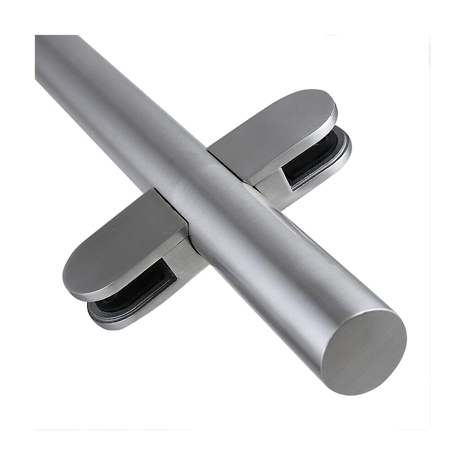316 stainless steel balustrade centre post with four glass clamps